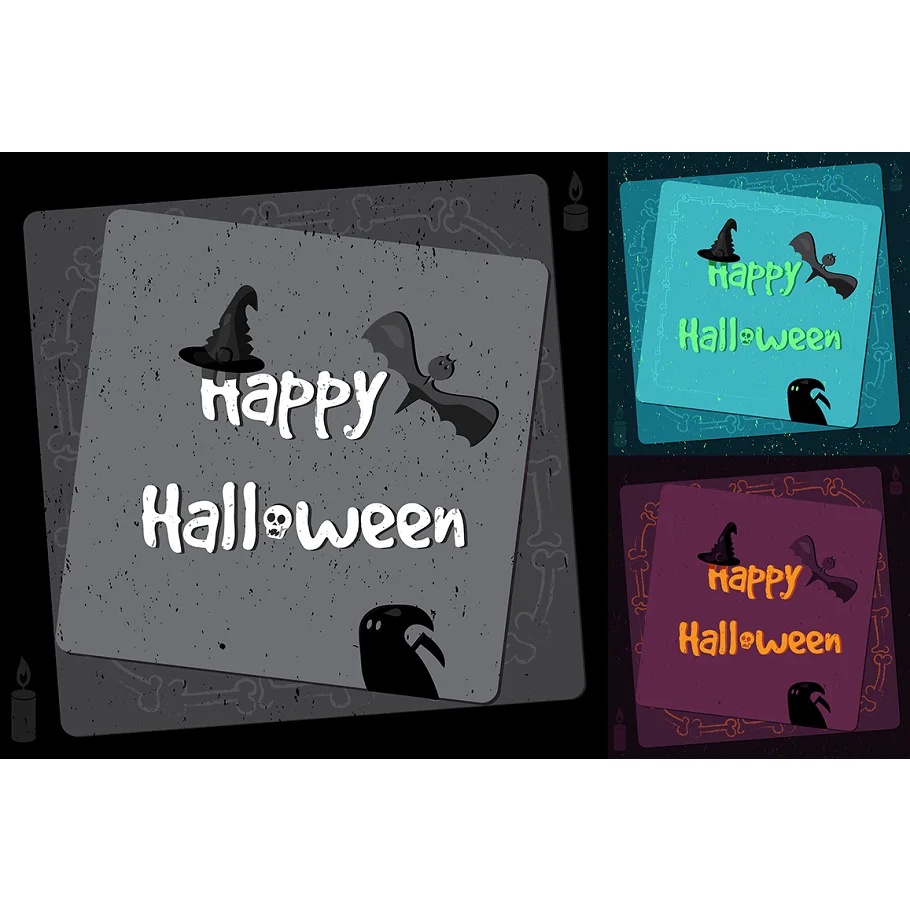 Vector Halloween Set