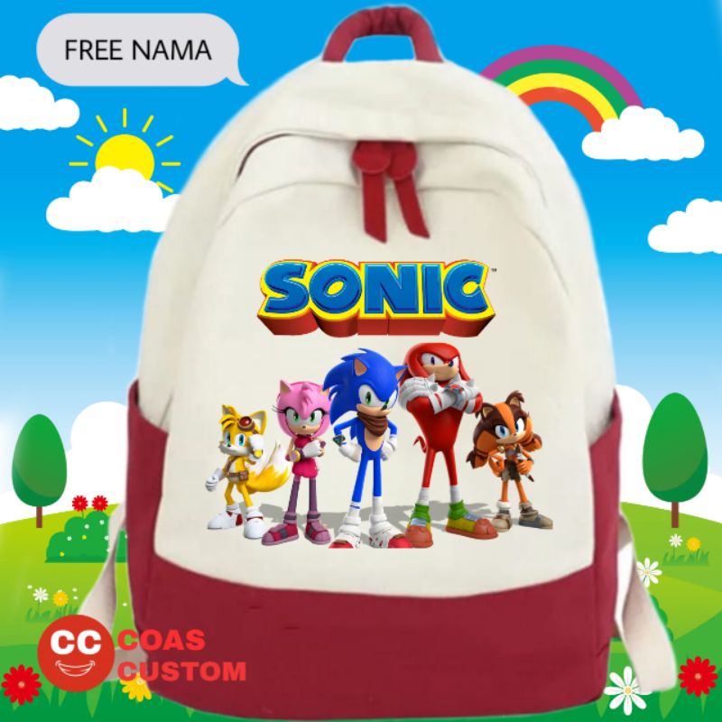 TAS RANSEL SONIC TAS ANAK SEKOLAH