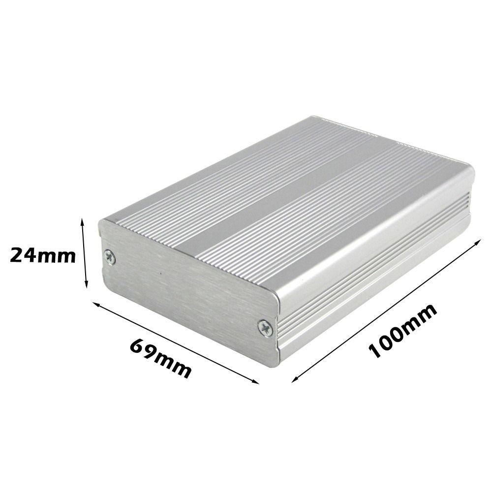 Populer Papan Sirkuit Shell Aluminium100 * 69 * 24mm Tool Electronic Project Box