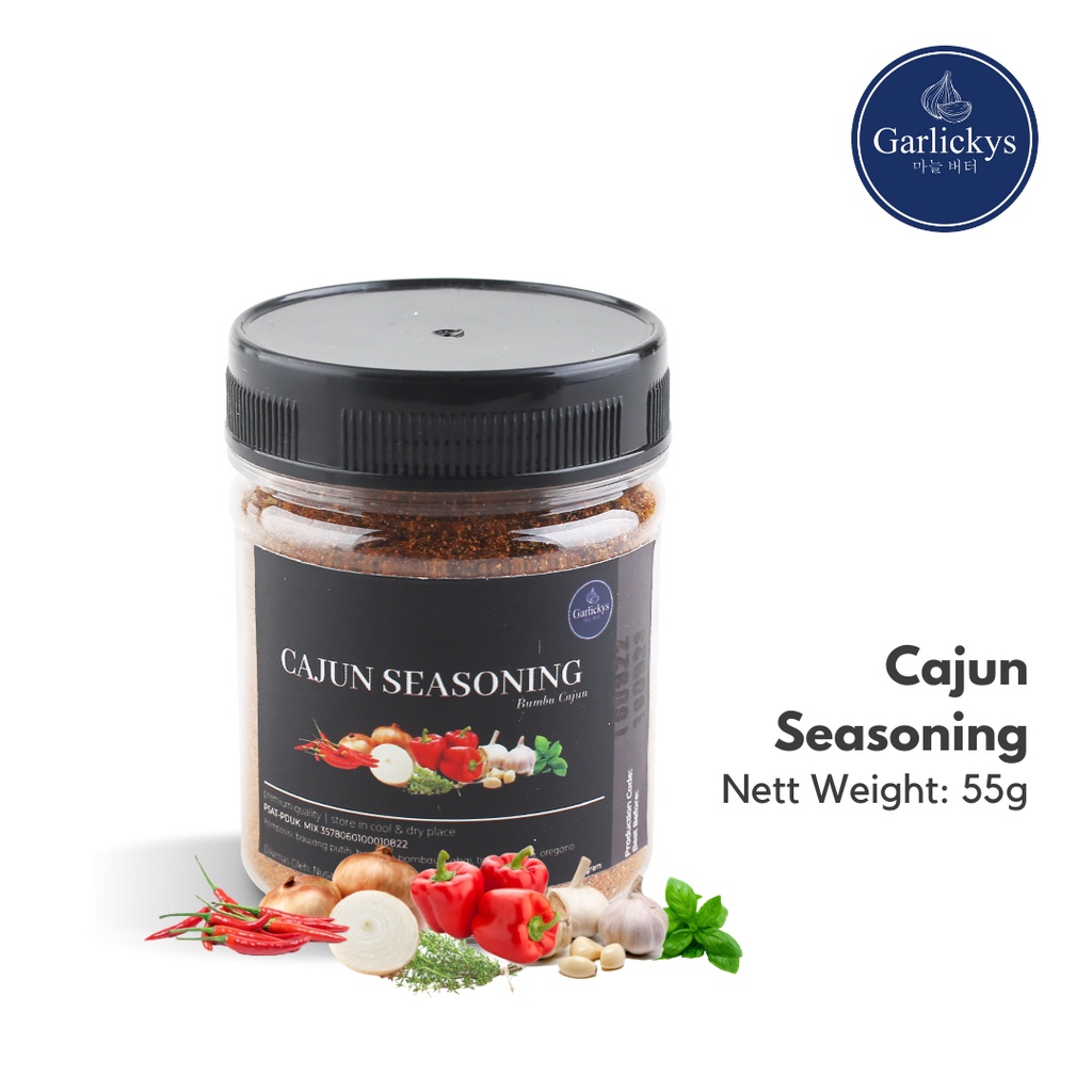 GARLICKYS Bumbu Diet Cajun Seasoning Italian Herbs Kare Ngohiong Bubuk Powder Premium Quality Bumbu Dapur