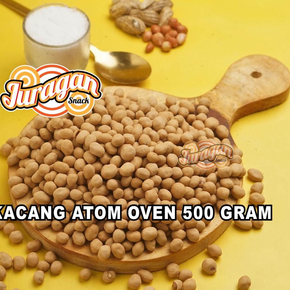 

Serbuu--KACANG ATOM OVEN 500 gram snack kiloan makanan ringan jajanan cemilan camilan manis gurih murah