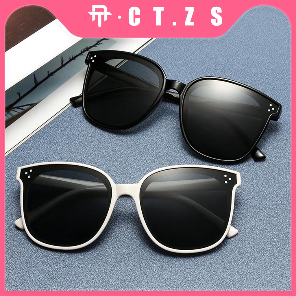 【CT】Kacamata Kotak Hitam Korean Fashion Sunglassess Wanita/Pria unisex