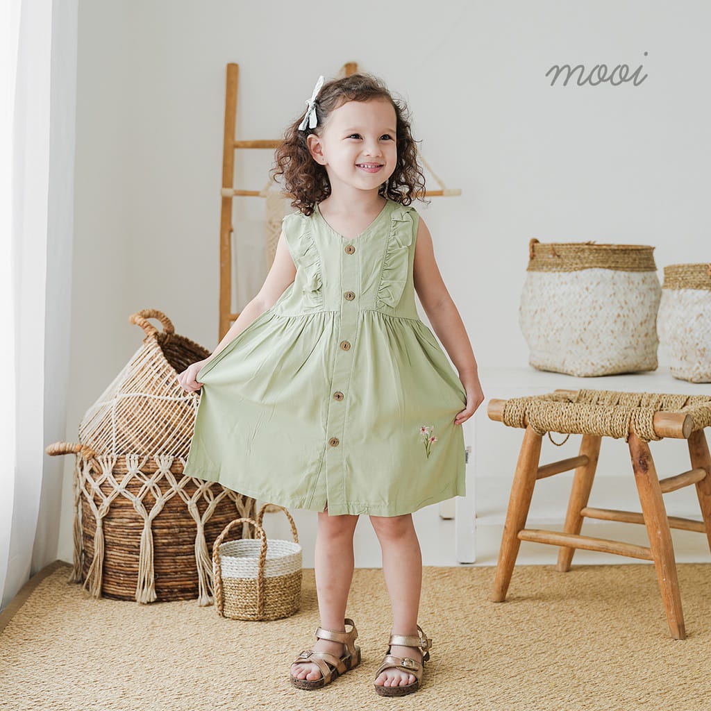 MOOI GEYA DRESS- Mooi Dress Anak Perempuan Geya Dress/ Dress Anak 1-5 Tahun