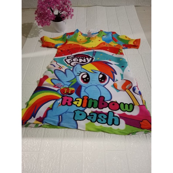 Areashop - Daster/ Dress Anak Viral Turun Naik Turun Naik Anak Perempuan Motif/ Karakter Baru Motif 