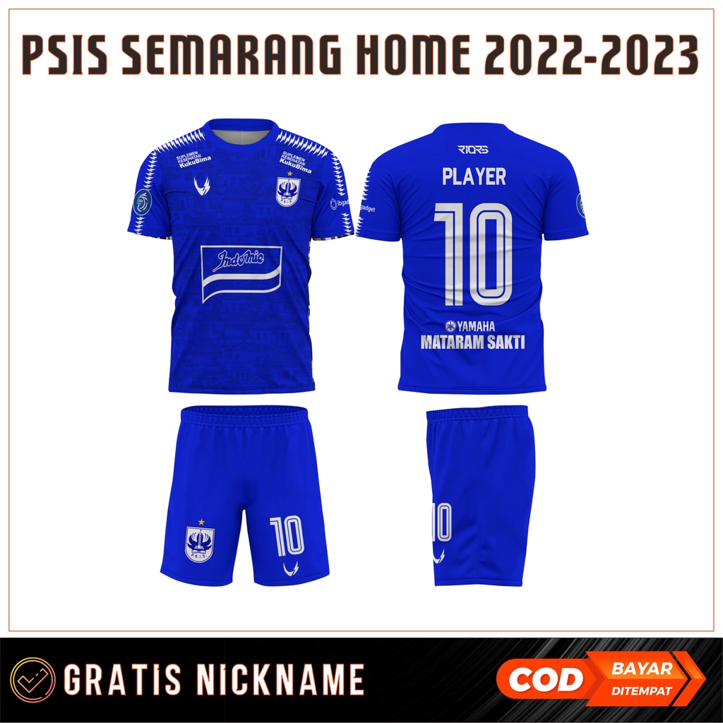 Jersey Stelan PSIS Semarang 2022-2023 Premium Terbaru Gratis Nickname