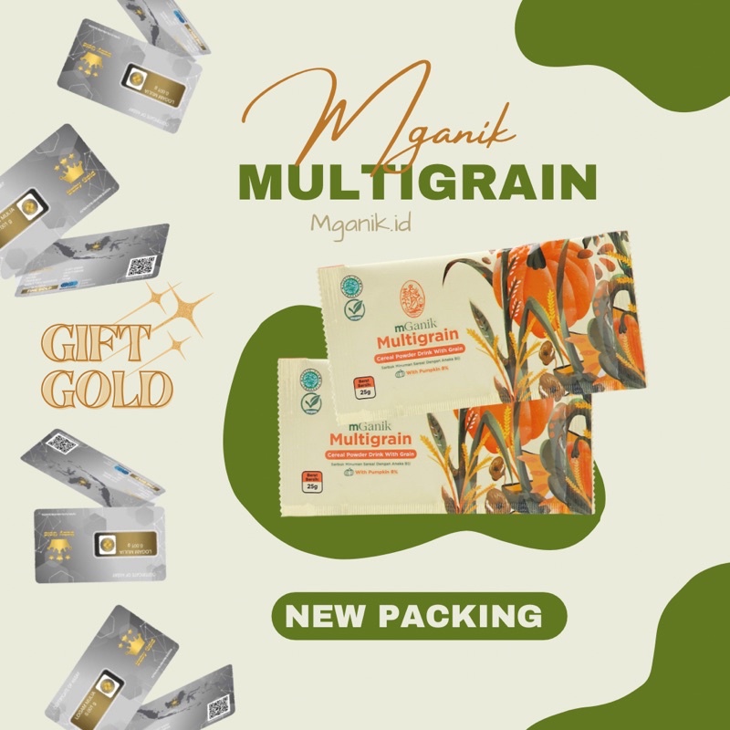 

Mganik Multigrain 150gr - Suplement Diabetes ( 6 sachet)