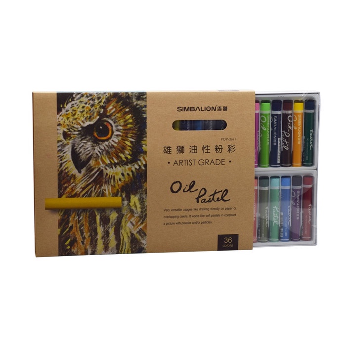 

Pastel Simbalion Artist Grade Oil Pastel 36 Color (Pop-36)
