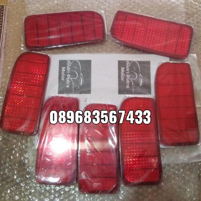 [BISA COD] Reflektor Bumper Belakang Yaris 2012 / Perlengkapan Variasi Mobil Murah / Aksesoris Ekste