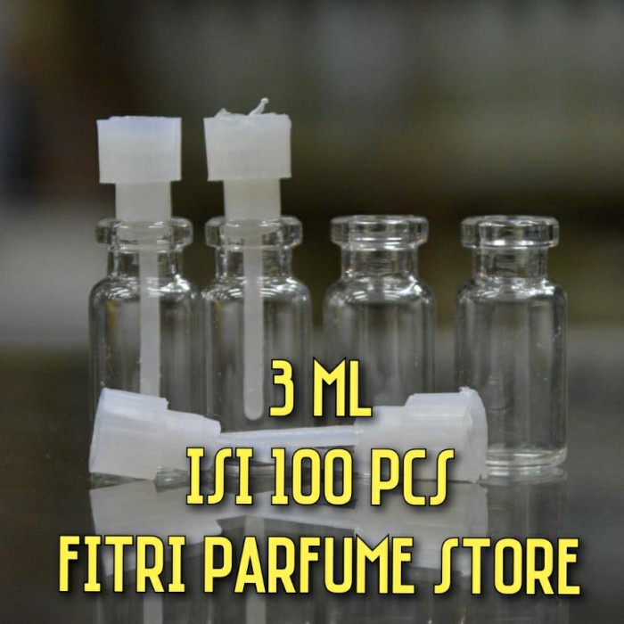 Botol parfum tester / penisilin / vial 3ml