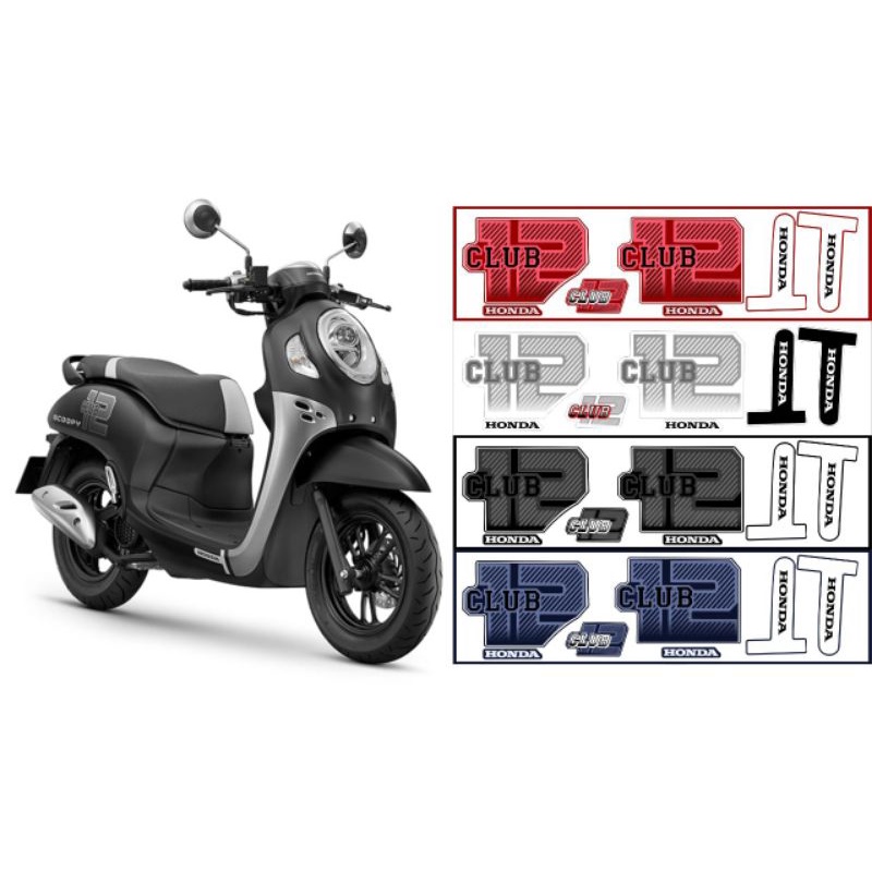 STRIPING NON TRANSPARAN SCOOPY FI THAILAND CUSTOM S12