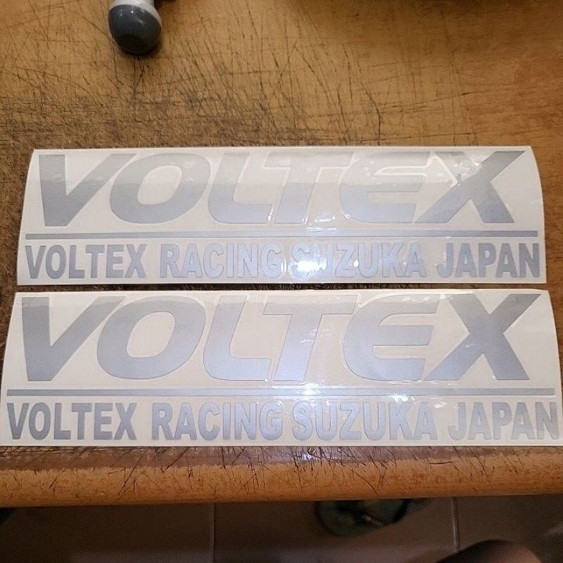 STICKER VOLTEX GT WING WARNA SILVER