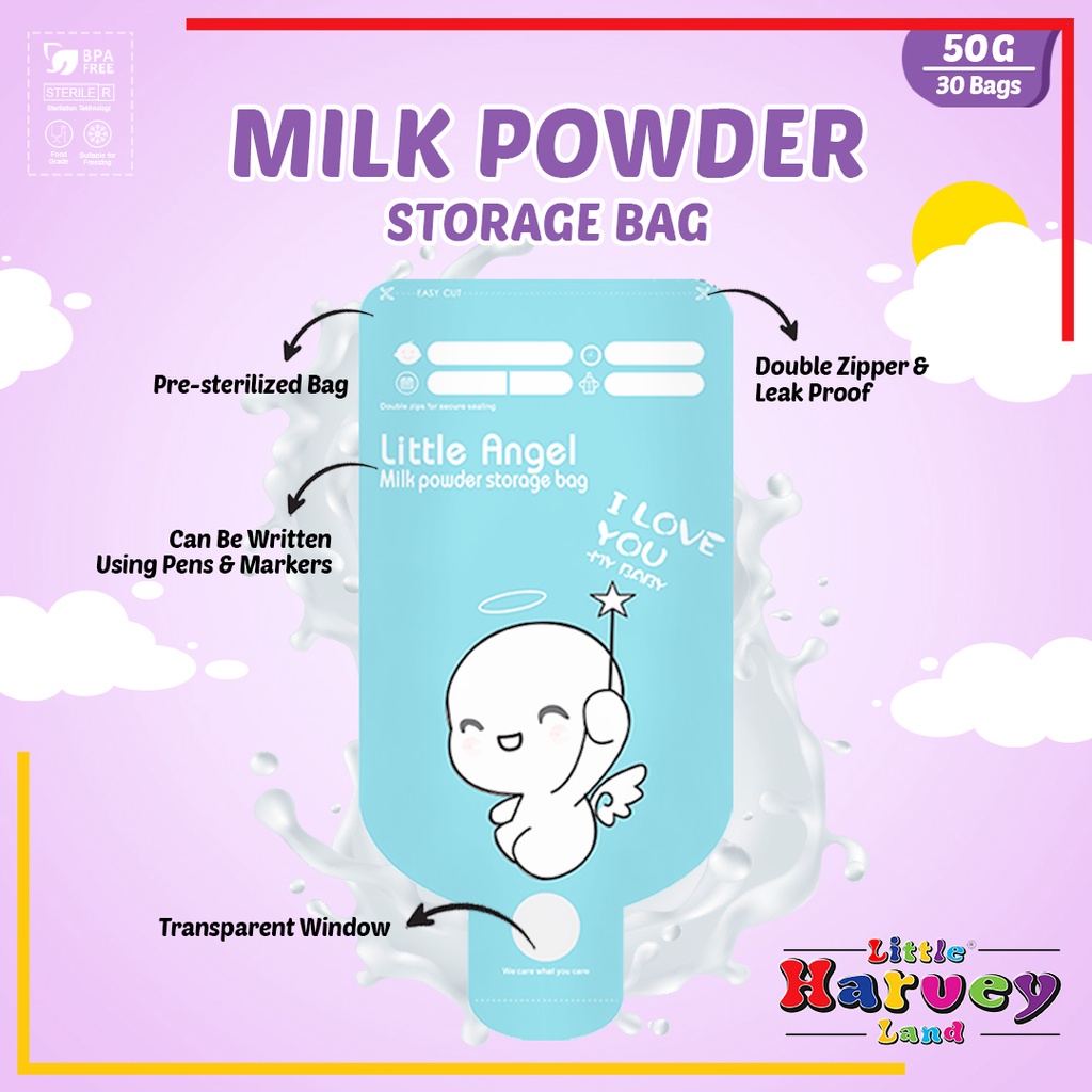 KANTONG SUSU BUBUK BAYI SUFOR PLASTIK SUSU FORMULA BABY MILK POWDER Storage Bag ORI 30pcs ASI COD