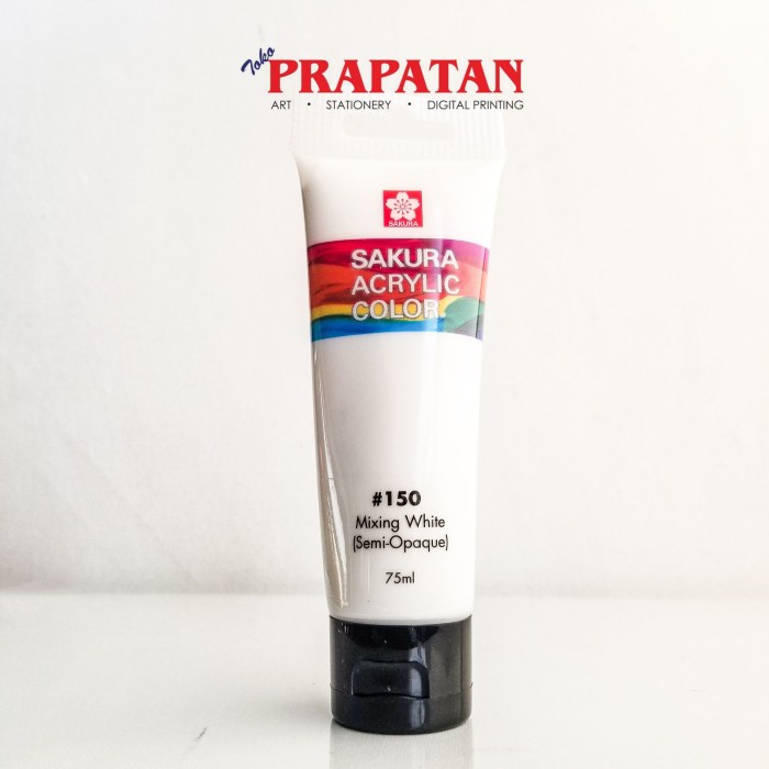 

Sakura Acrylic Mixing White Semi Opaque 75ml RTO27