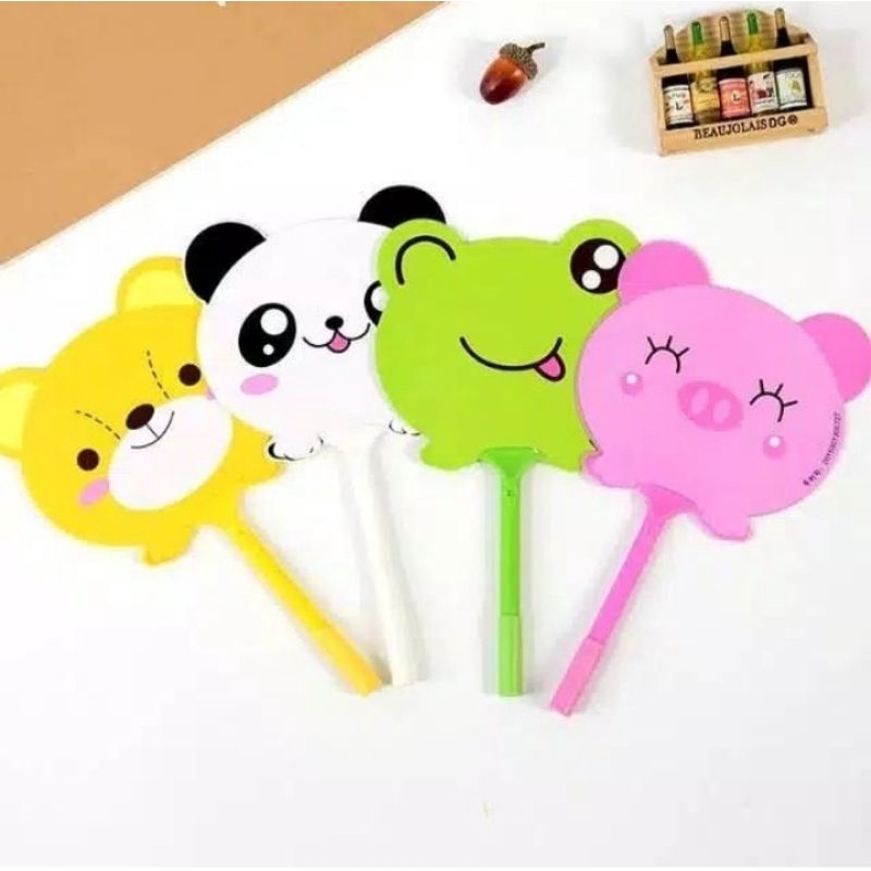 

♥️ Pulpen / Bolpen / Bolpoin Karakter Kipas Fancy Cute Animals Lucu Imut ♥️