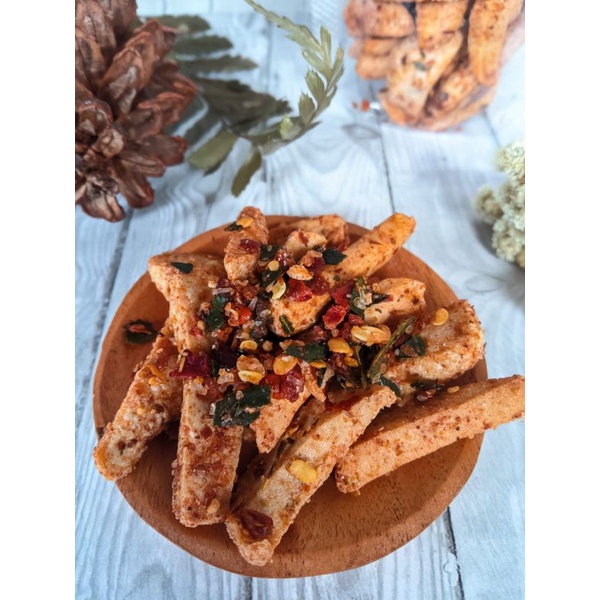 

basreng pedas | basreng stik | baso goreng | aroma daun jeruk | 1kg