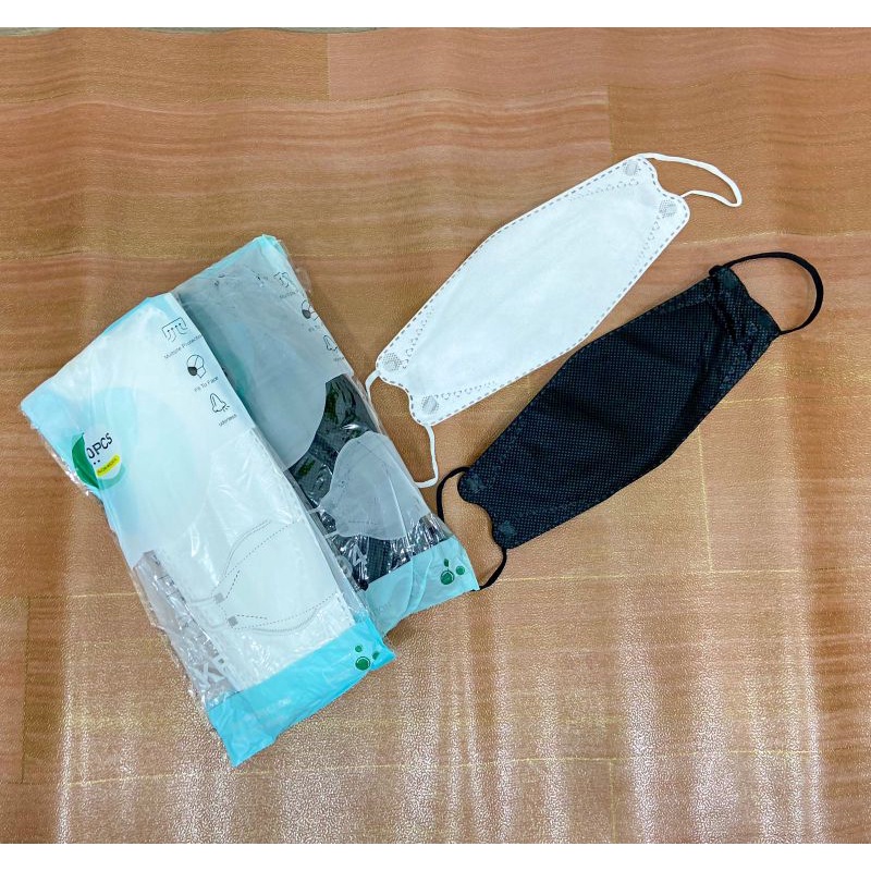 MASKER KF94 HITAM PUTIH