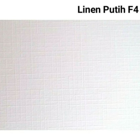 

KERTAS LINEN PUTIH F4 FOLIO ISI 10 LEMBAR