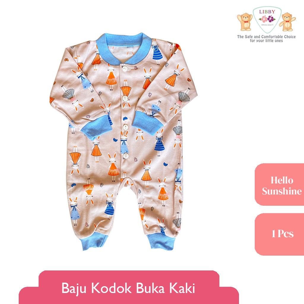 Libby Baju Kodok Buka Kaki - Hello Sunshine Series (isi 3 Pcs) BKDR/3