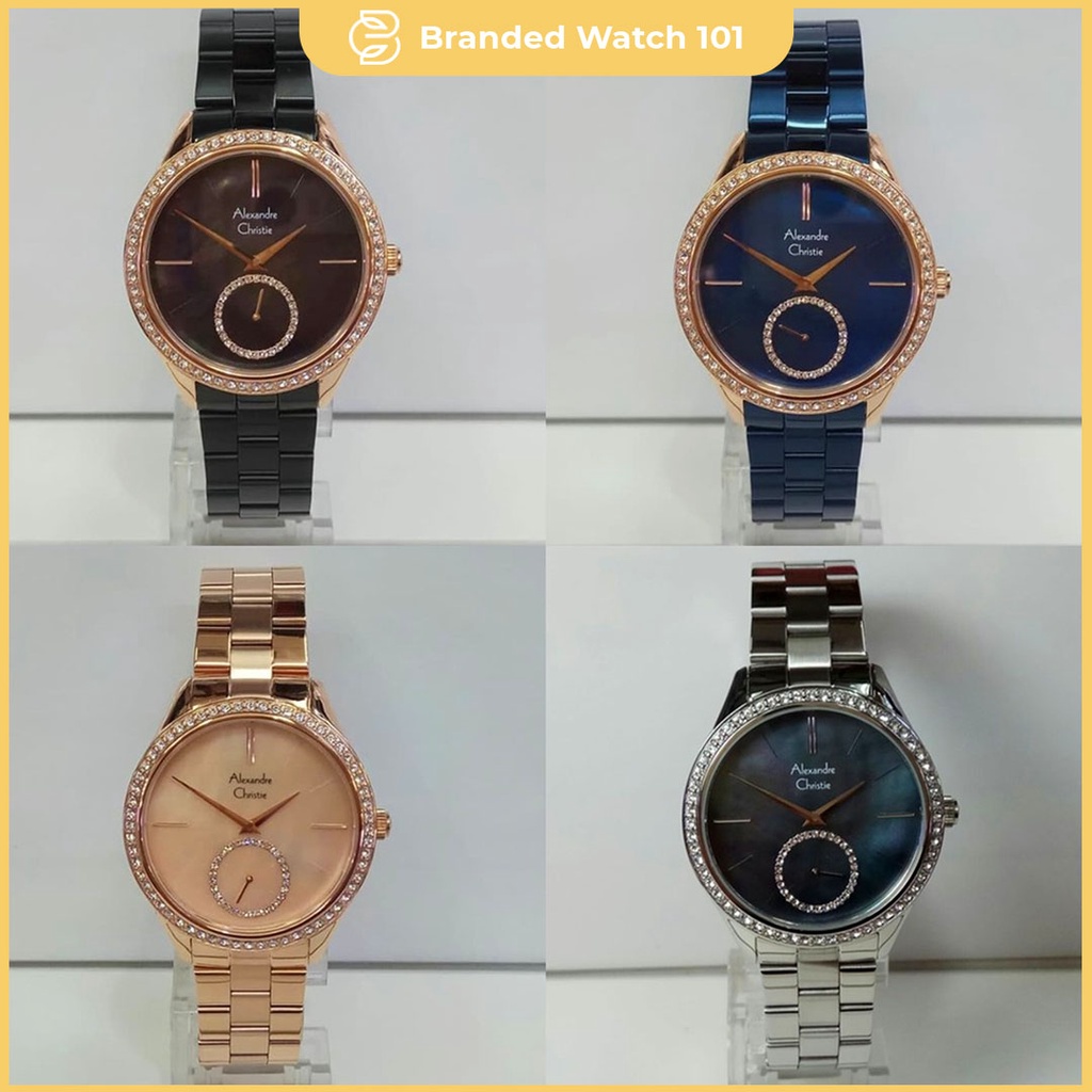 ORIGINAL Jam Tangan Wanita Alexandre Christie AC 2715 / AC2715 Garansi 1 Tahun