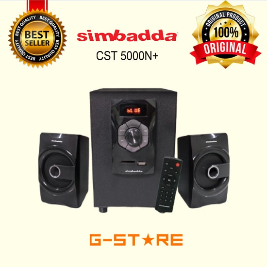 Speaker Simbadda CST 5000 N+ - Subwoofer Bass Power - Bluetooth SIMBADDA SPEAKER CST-5000N PLUS - SPEAKER SIMBADDA BLUETOOTH CST 5000N+ CST 5000 SPEAKER SIMBADDA CST5000N+ MURAH ORI BERGARANSI Simbadda CST 5000 5000N 5000N+ REMOTE + Bluetooth USB AUX FM