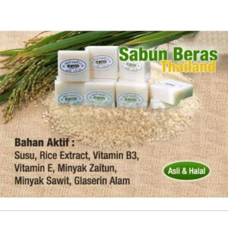 Sabun beras k brother / jam original thailand
