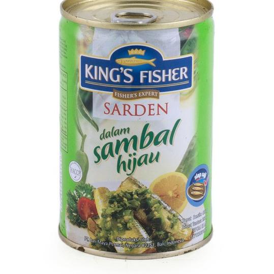 

Sikat Sekarang--King's Fisher Sarden Sambal Hijau Makanan Kaleng 425 g