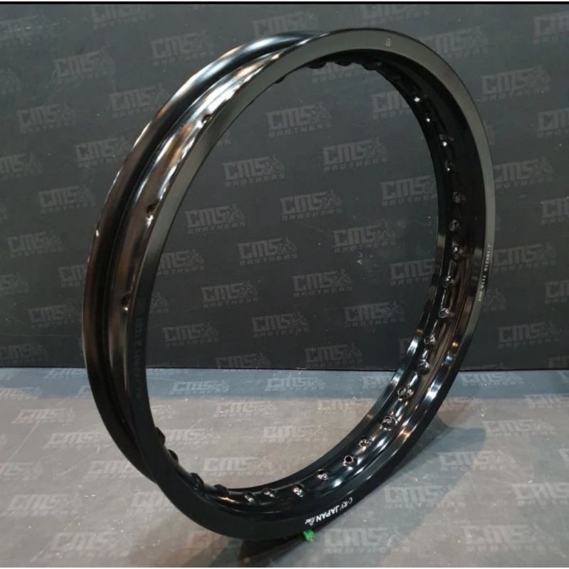 Velg velek pelek veleg lingkar aloy alloy crv ori japan 18 215 hitam kilat