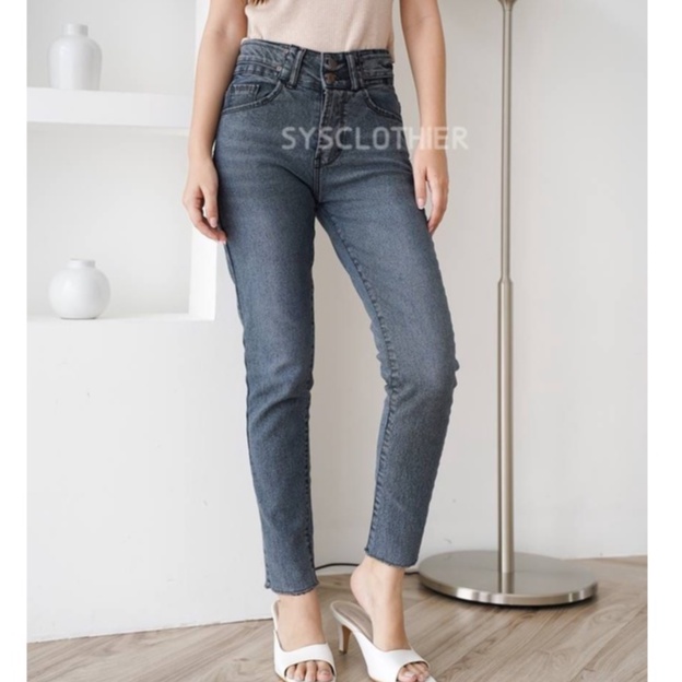 CELANA JEANS WANITA UKURAN NORMAL &amp; JUMBO CHARLIE GARMEN  SERIES JEANS-SYSCLOTHIER