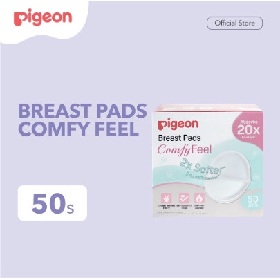 PIGEON BREAST PADS COMFYFEEL ^ 50PC- Breast pads Pigeon isi 50 pcs - Penyerap ASI Pigeon Breastpads - Breast pad - pigeon honeycomb SEKAL
