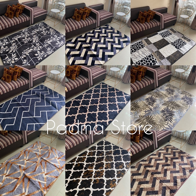 PROMO TERMURAH KARPET MALAYSIA SIZE 120x180 TEBAL 10MM KARPET BUSA / KARPET ANTI SELIP / Karpet anti