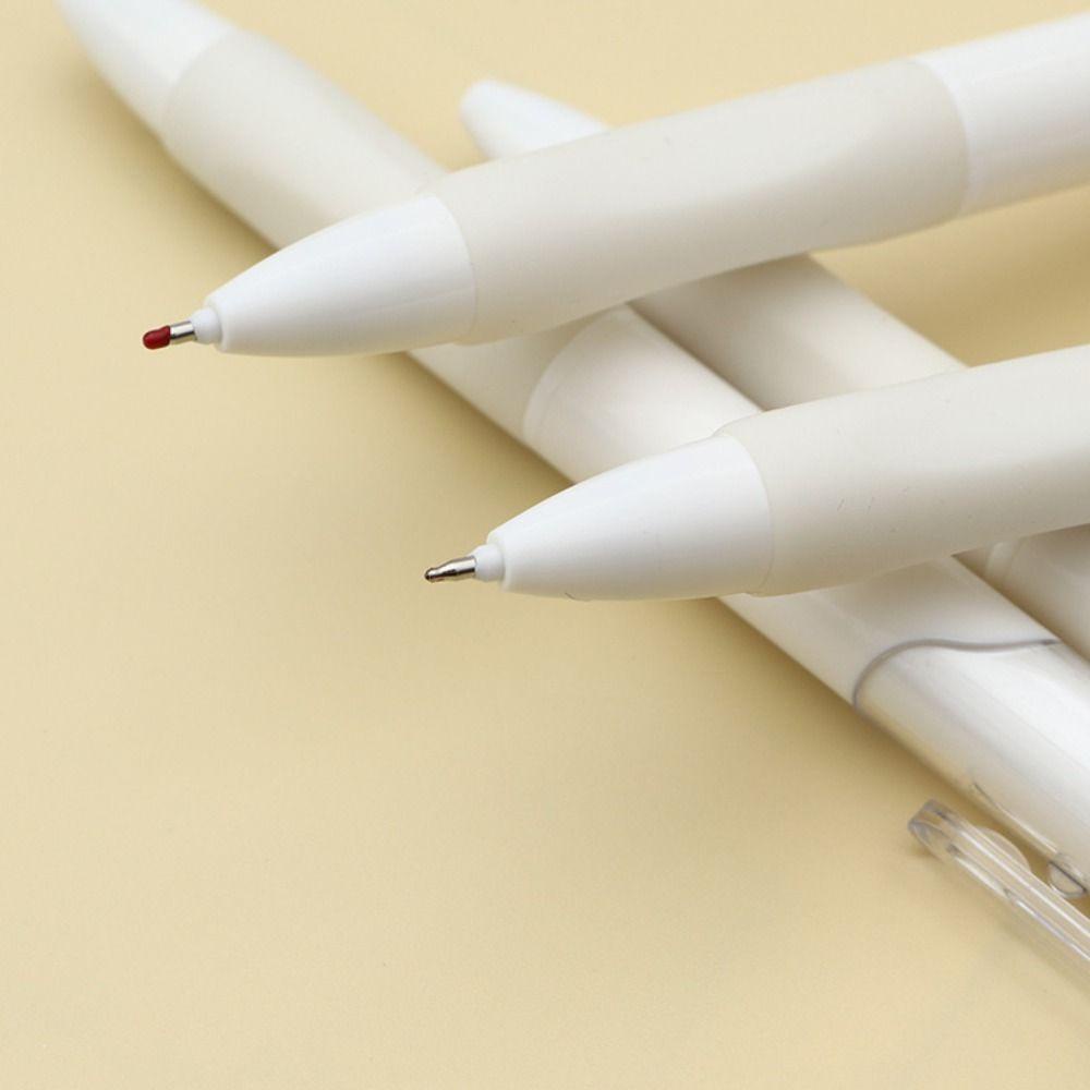 R-flower 6PCS/Set Pulpen Gel Perlengkapan Kantor Sekolah Alat Tulis Press Type Signature Pen