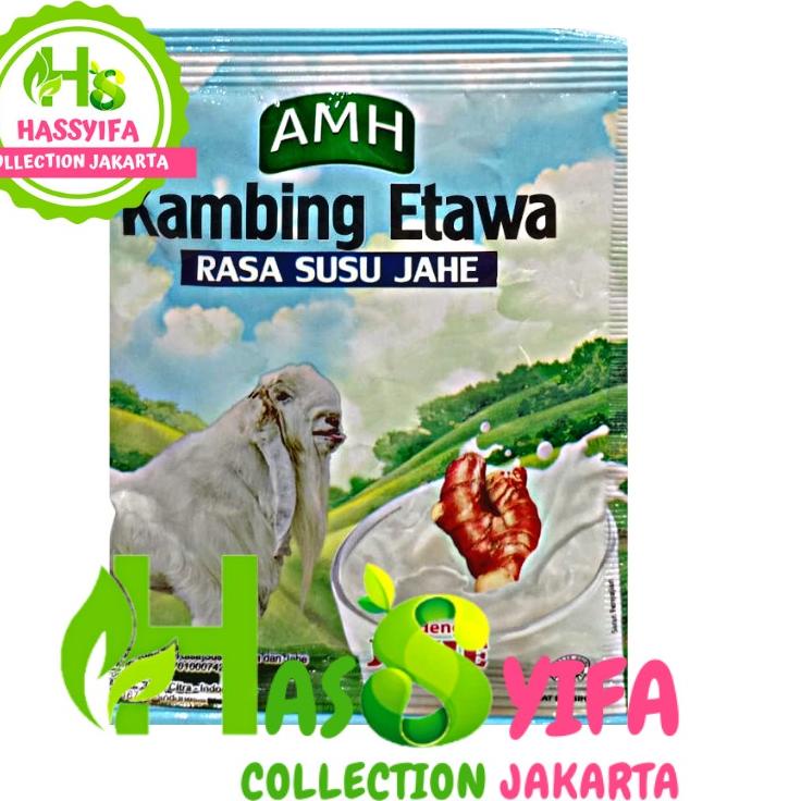 

Sale Sekarang--AMH SUSU KAMBING ETAWA FULL CREAM JAHE MERAN KEMASAN BOX ISI 10 SACHET