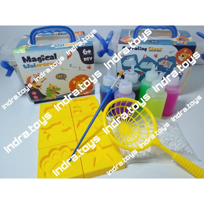 Mainan Edukasi Anak Magical Waterscape 16Pcs Jeli Ajaib BRO 1550