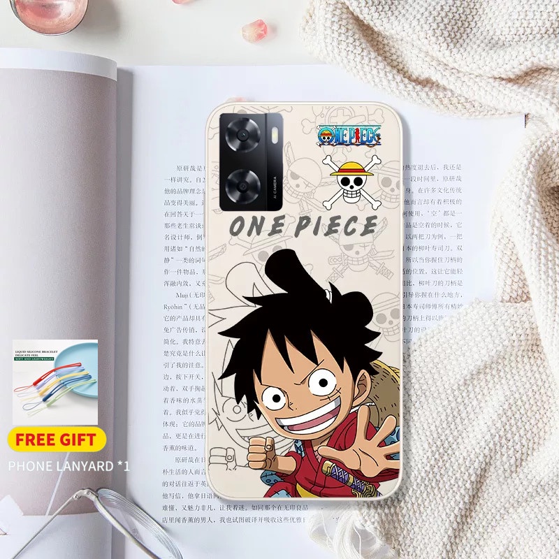 Oppo A77s / A57 2022 Casing Anime Softcase OnePiece Case Gambar Wanokuni Phone Cover