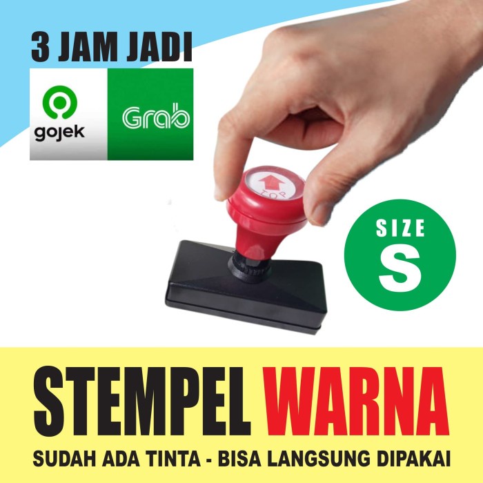 

Trendi Stempel Nama Toko / Kantor / Perusahaan / Instansi 1 Warna Ukuran (S) Hemat