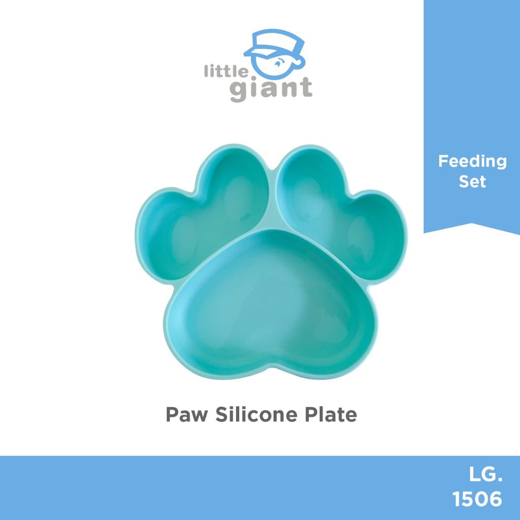 Little Giant  LG.1506 Paw Silicone Plate/ Piring Makan Anak