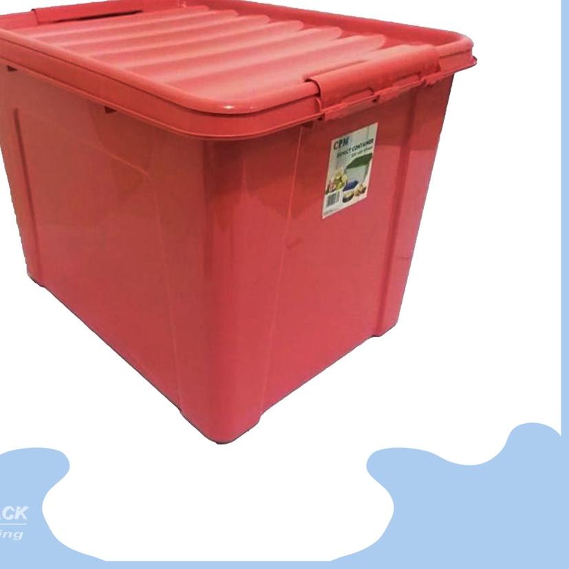 Yongpack - Container Box Besar Roda 50 Liter / Kontainer Box Plastik / Container Box Murah Bermutu