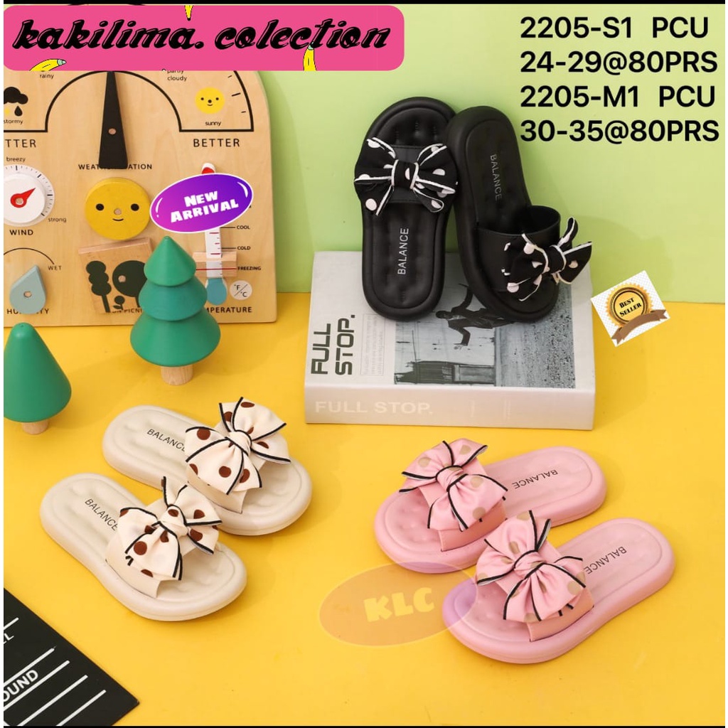 balance 2205-1/sandal pita karet jelly anak perempuan