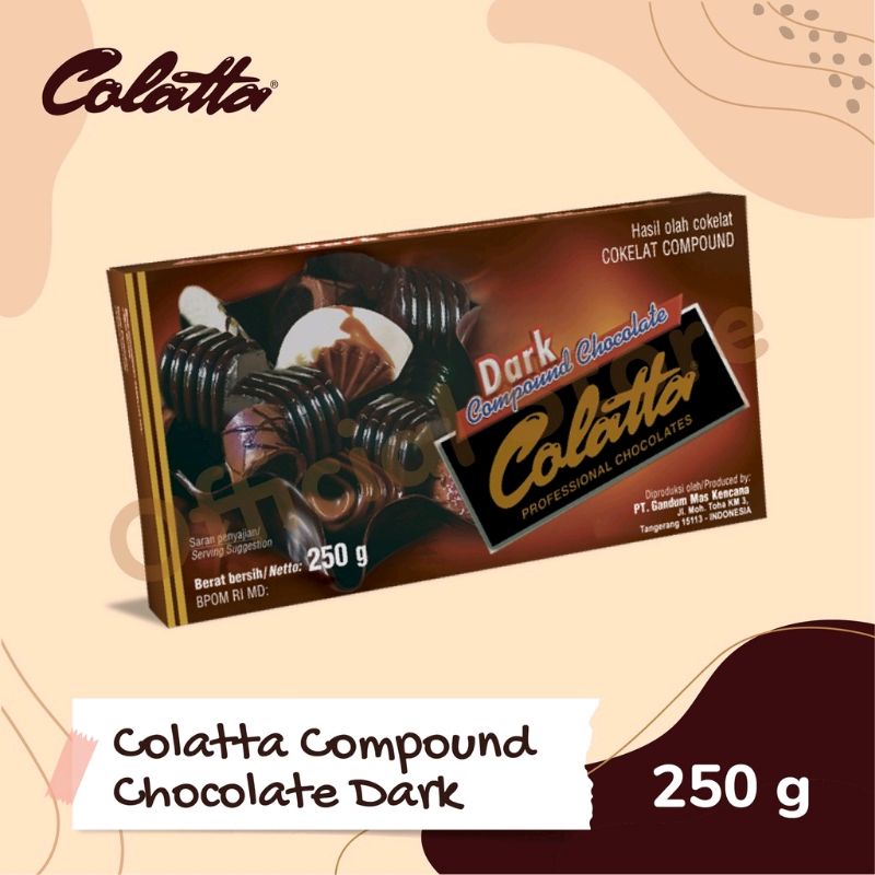 

Colatta Compound Chocolate Dark - Coklat Batang 250g