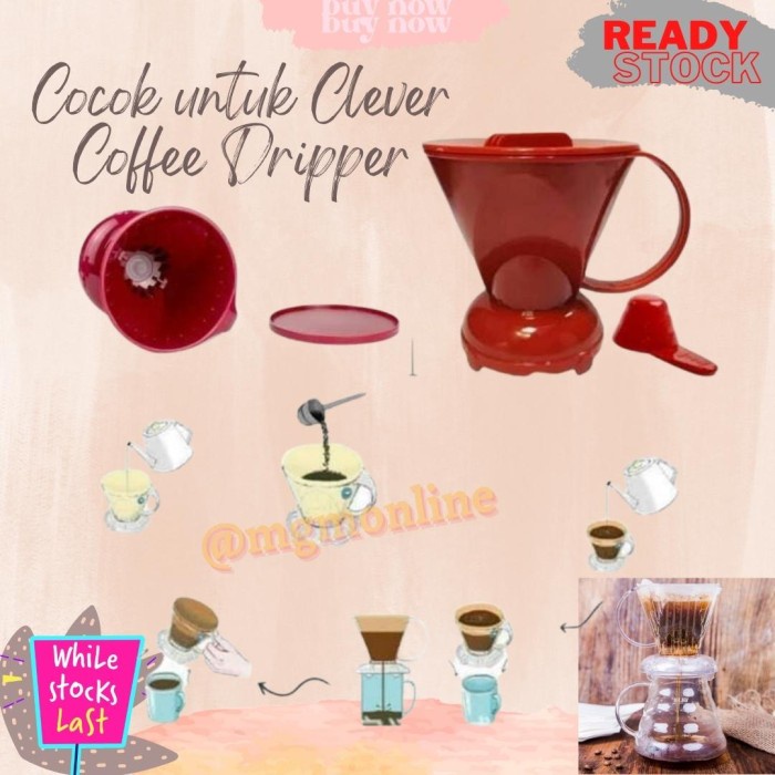 coffee filter paper for 1-4Cup kertas kopi Flat Bottom for Clever Drip