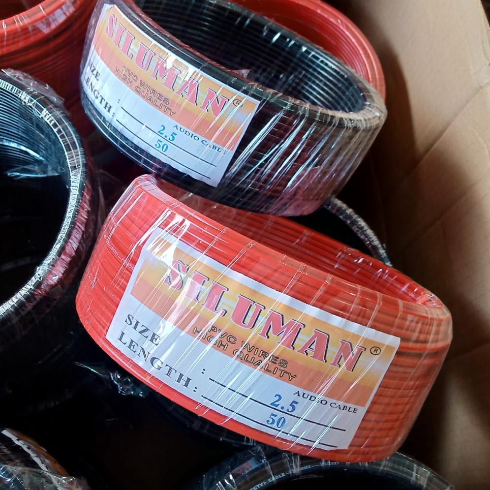 Harga Termurah GROSIR Kabel NYA 2.5mm 50Meter MERK SILUMAN / KABEL NYA 50 METER