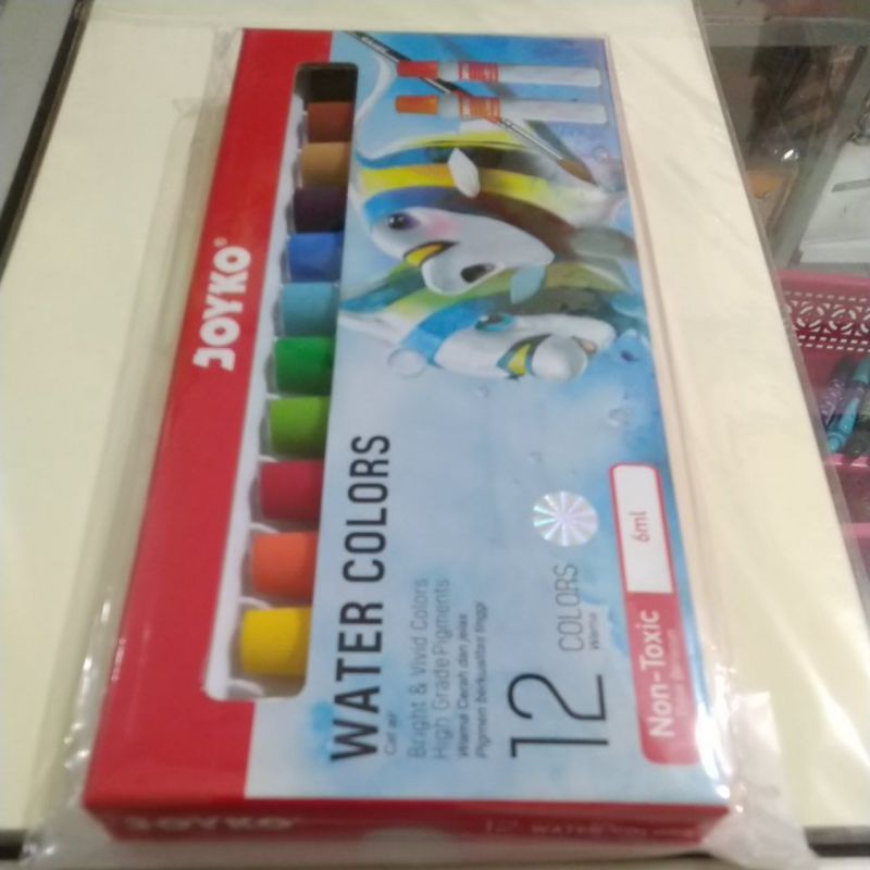 

CAT AIR/WATER COLORS 12 WARNA JOYKO