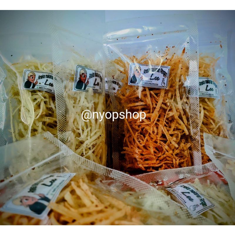 

kripik singkong lidi daun jeruk