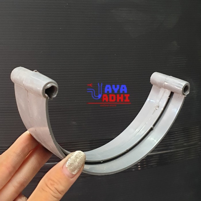 PVC Talang Bulat Sok Sambungan 8"