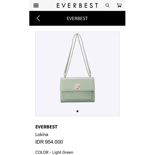 Everbest original lokina light green sling bag