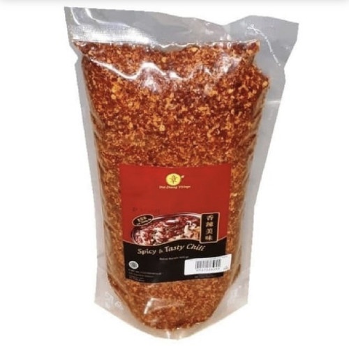 [HALAL] Old Zhang Ground Chili Village Chili Flake Cabai Giling Kasar 500 Gram