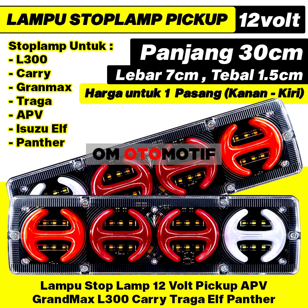 Jual Lampu Belakang Stop Lamp Variasi Running Led Mobil Pickup Pick Up