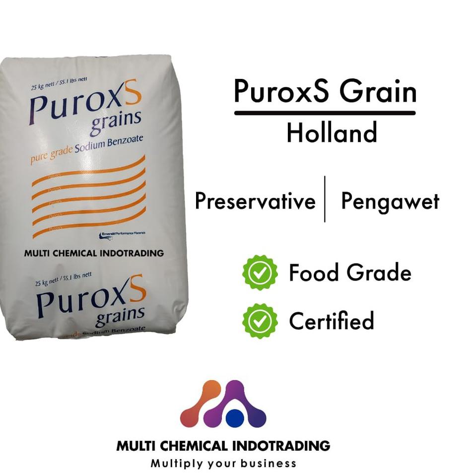 

Ready Stok SODIUM BENZOATRE PUROX ex. HOLLAND || 1 KG 