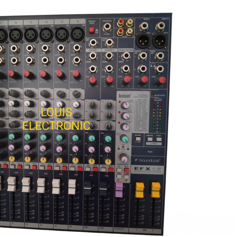 Mixer Audio Soundcraft EFX16 EFX 16 16 Channel GRADE A