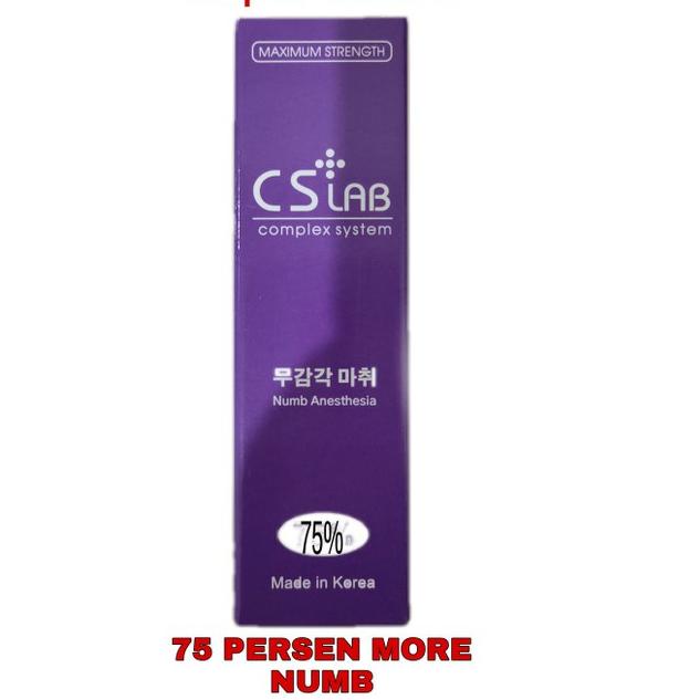 New korea anastesi Fast Numbing Cream CSLAB 75 PERSEN sulam alis TATTO マ
